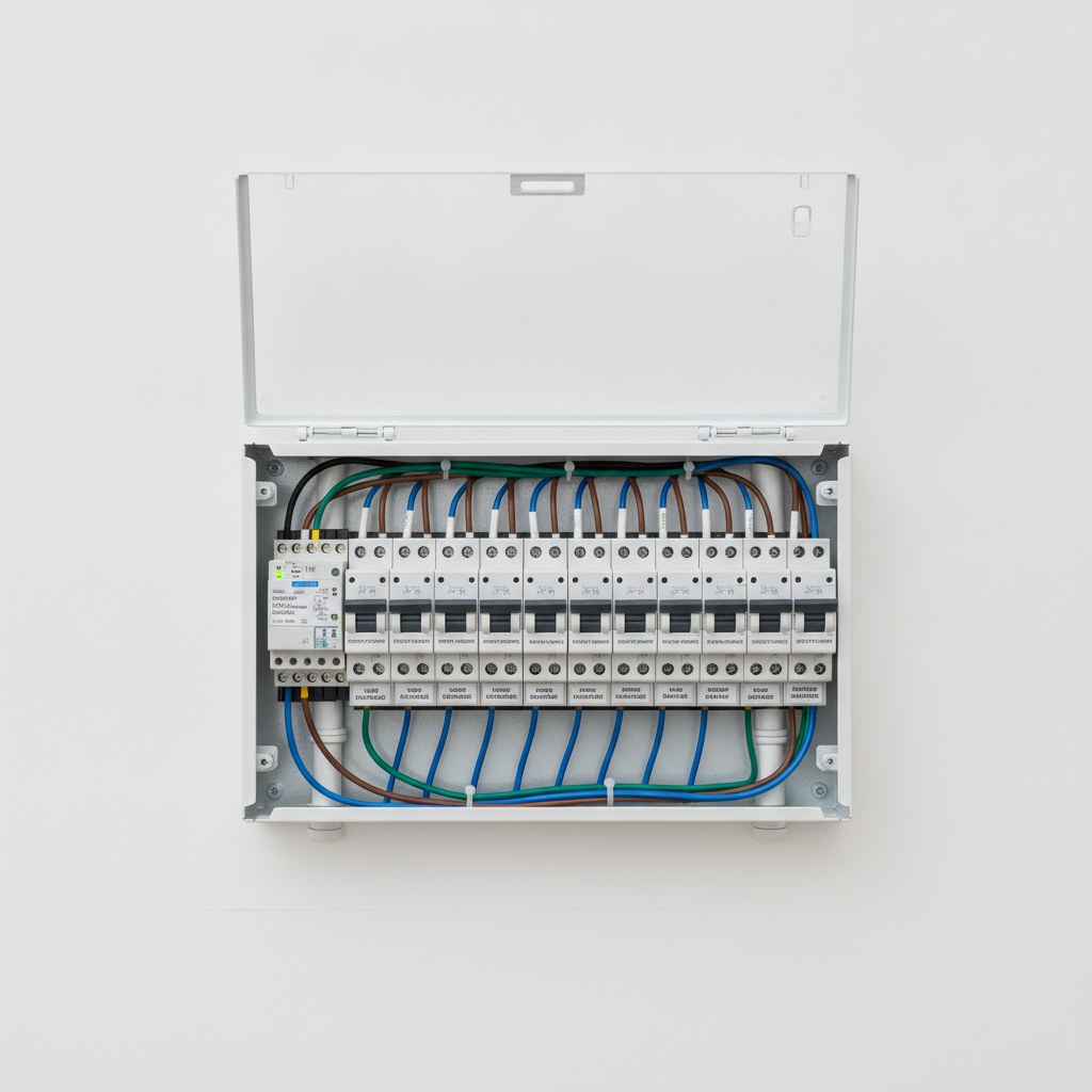 Modern consumer unit installation